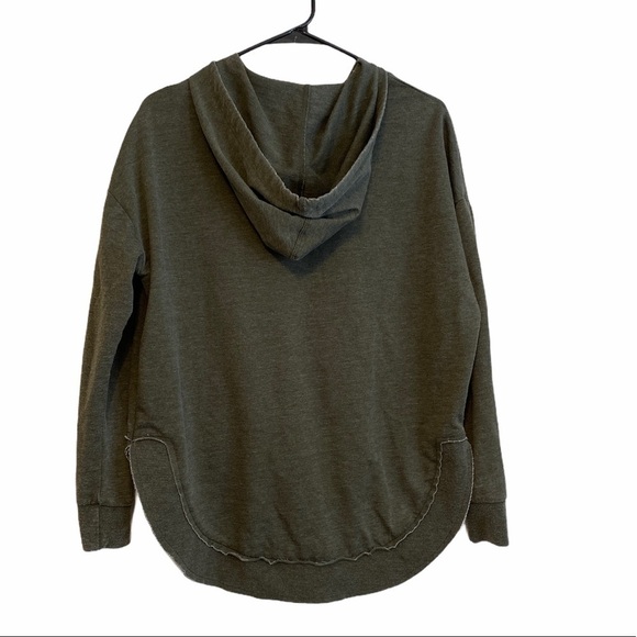 Z Supply comfy oversized pullover green hoodie XS - Picture 2 of 8